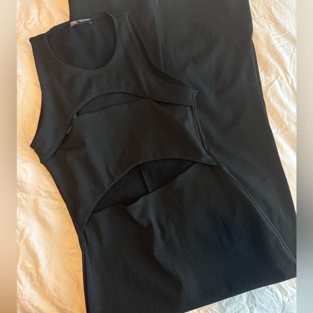 Zara Long Dress with Cutout
